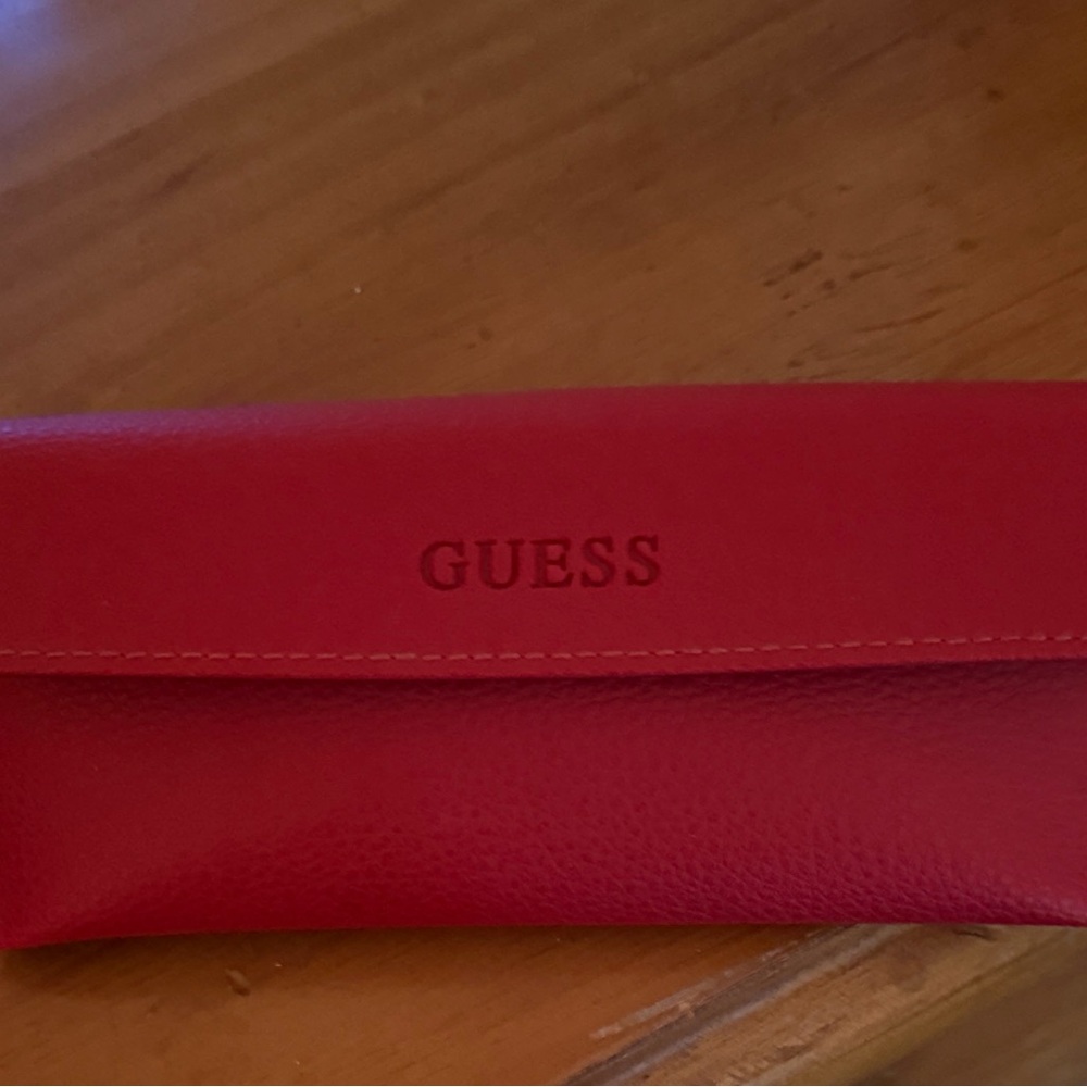 GUESS Vibrant Red Clutch
